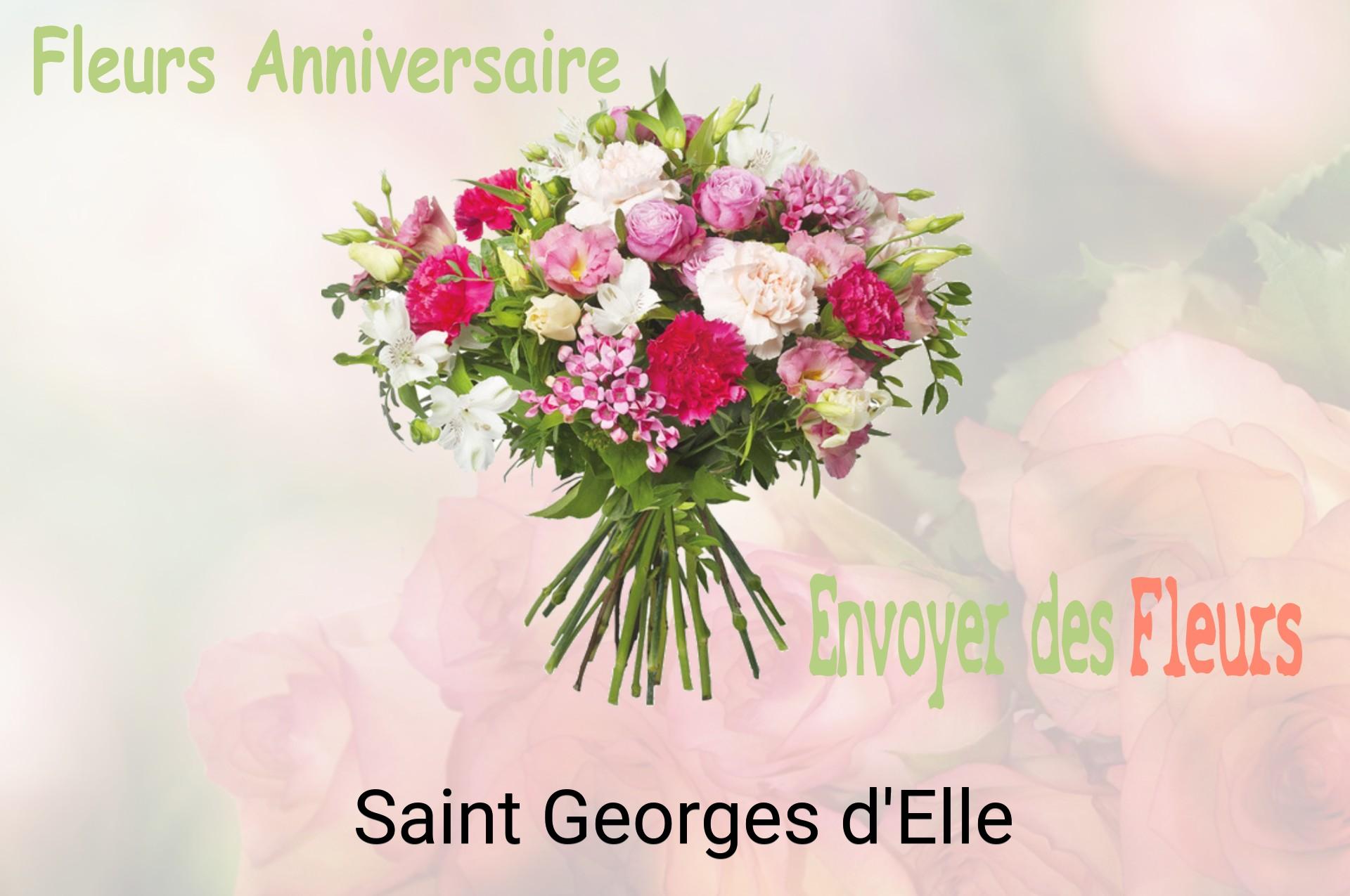 Bouquet de fleurs d’anniversaire livré à Saint-Georges-d'Elle