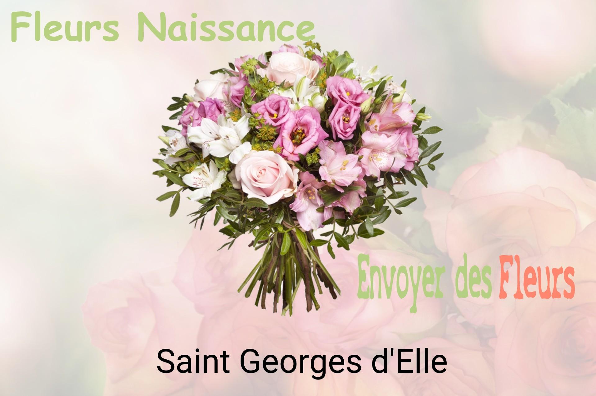 Bouquet de fleurs de naissance livré à Saint-Georges-d'Elle